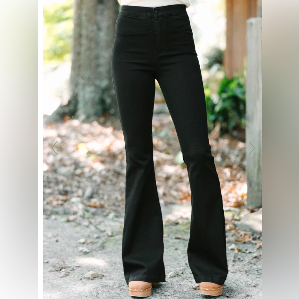 Cello Black Flares- NWT